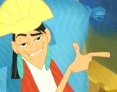 Kuzco, the spoilt Emperor of the World.